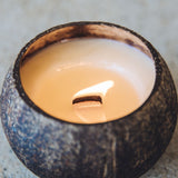 Citrine Crystal Coconut Candle (Energy boost)